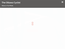 Tablet Screenshot of ottawacyclist.com